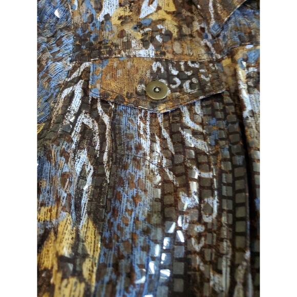 Ruby Rd Petites Women's Jacket Size 10P Multicolor Polyester Blend Stretch - Picture 9 of 12